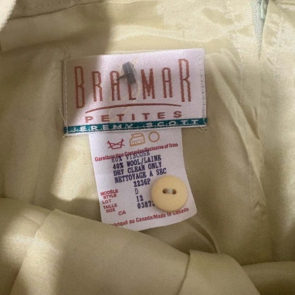 Vintage Yellow Knee Length Skirt‎ Size 6 Small / Medium - Picture 3 of 9